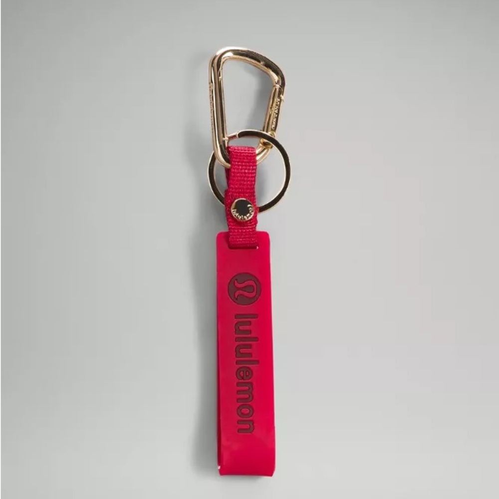 Lululemon lunar new year silicone keychain NWT
